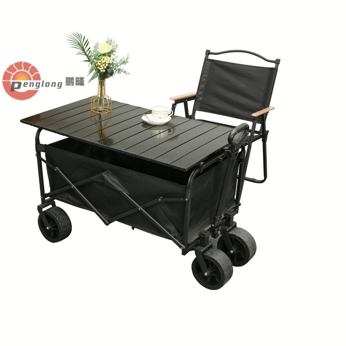 PL-CC-01-08  Off-Road Wheels Camping Cart