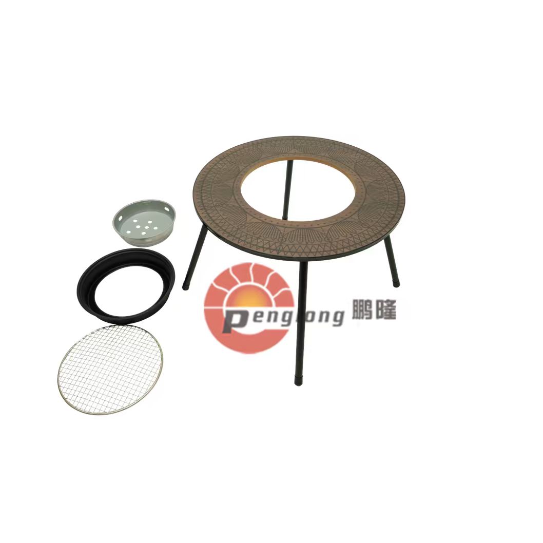 PL-FT-07 Carbon steel frame   Folding Table