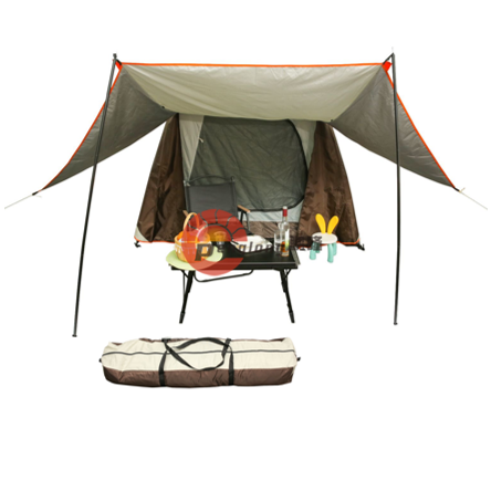 PL-CT-04 Double-layer Camping Tent with Canopy